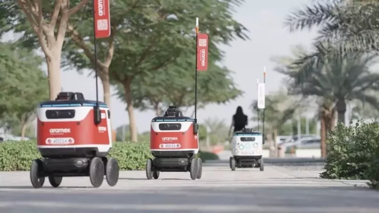 Dubai has completed tests of robot couriers